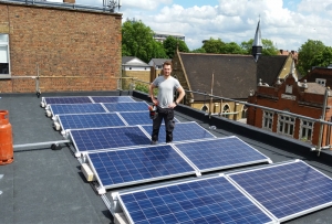 Solar pv installation in east london
