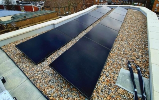 Solar PV and battery installation in London