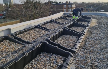 Solar PV and battery storage installation in London