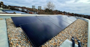 Flat Roof PV array