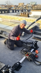 Solar systems electrician