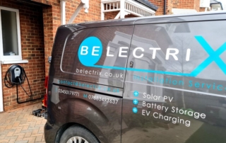 EV charging station installation