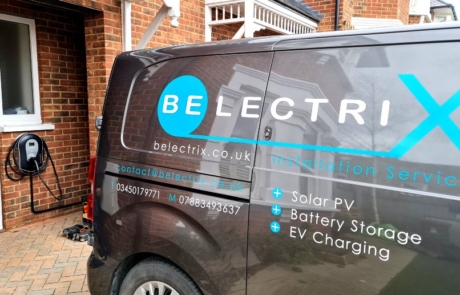 EV charging station installation