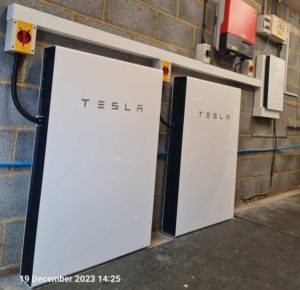 2x tesla powerwalls installed in hemel hampstead