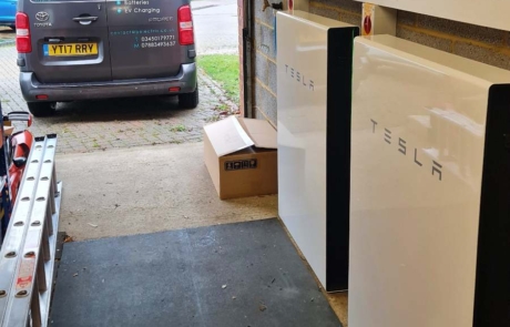 tesla batteries installation by belectrix